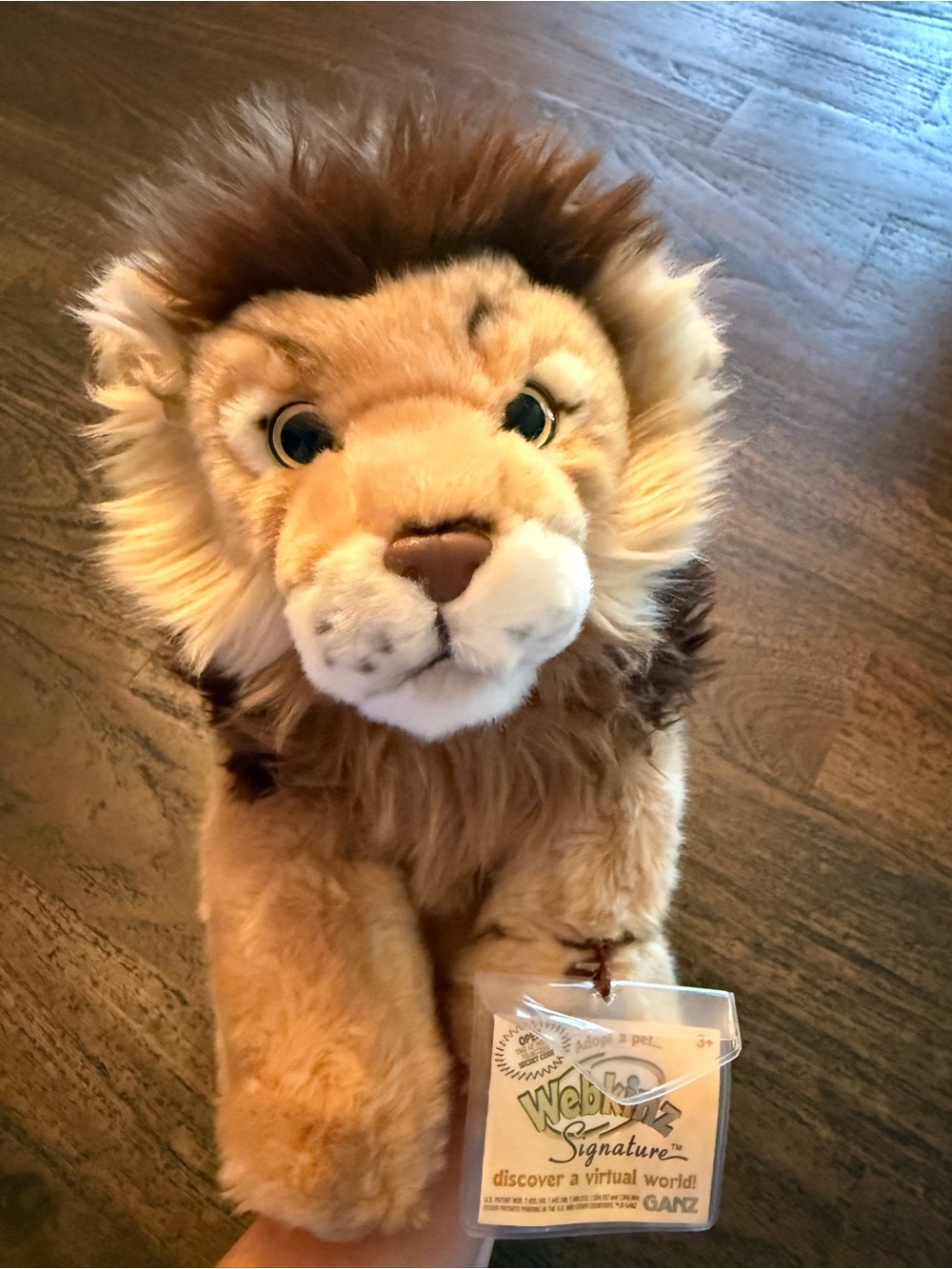 NWT Ganz Webkinz Signature Lion 11" Plush Stuffed Animal with tag